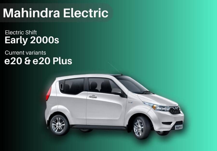 image of mahindra electric vehicle companies in  india