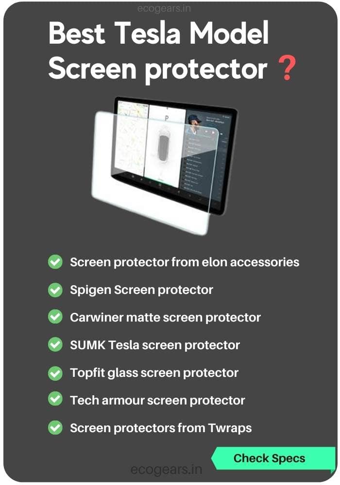 best tesla model 3 and model y screen protector