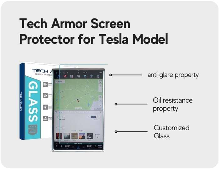 tech armor screen protector for tesla model s and model x 