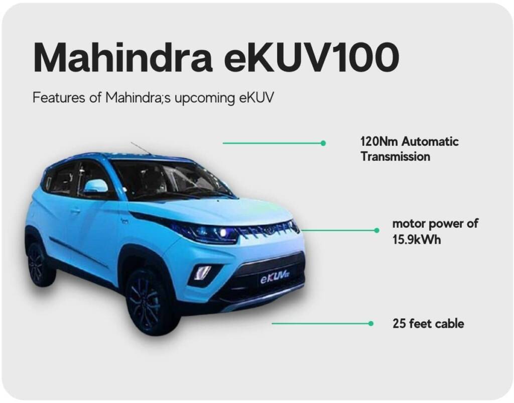 Mahindra new eKUV launch in India with ekuv specifications, range, price and mileage