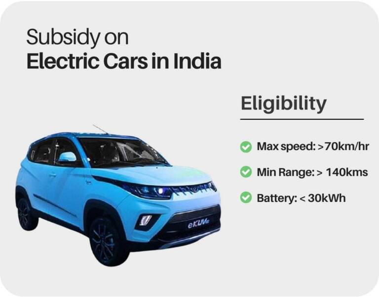 Statewise Electric Vehicle Subsidy in India Apply EV Subsidy Online