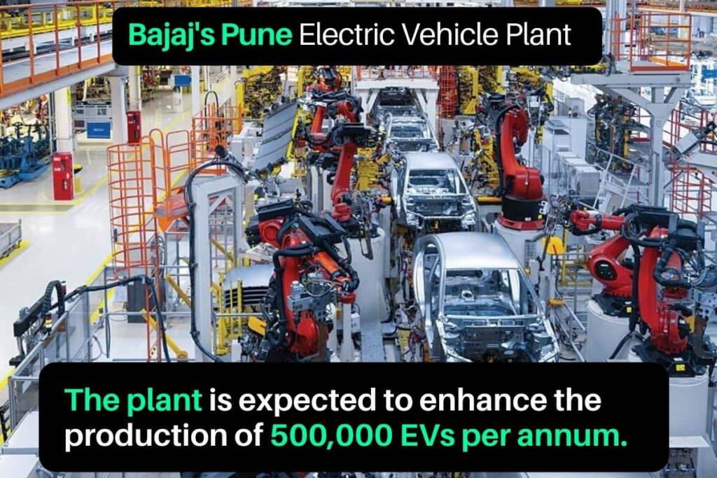 Bajaj new electric vehicle factory in Pune will have all the automated robotic vehicle manufacturing process