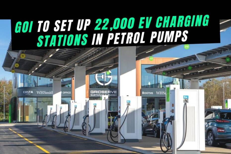 government to set up ev charging stations in petrol pumps in India