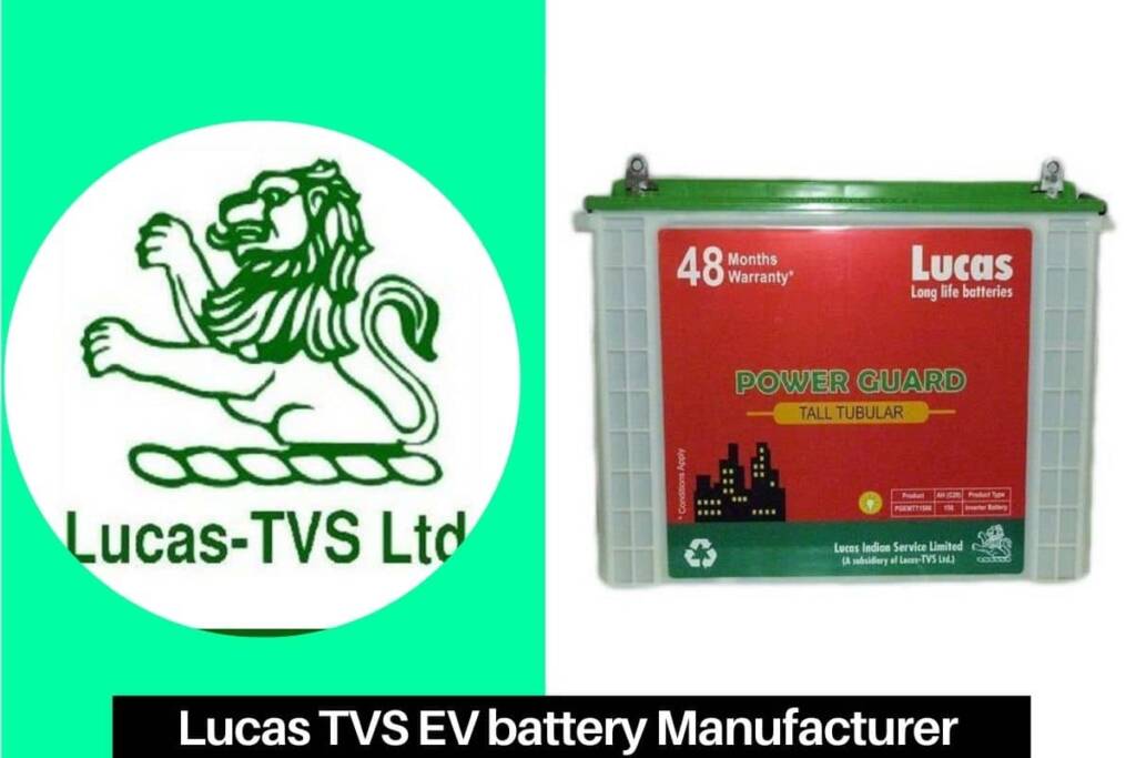 Lucas TVS EV battery manufacturer in India