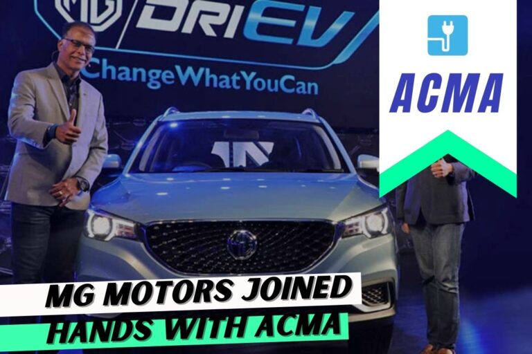 MG Motors joined hands with ACMA for skill development in the EV component industry