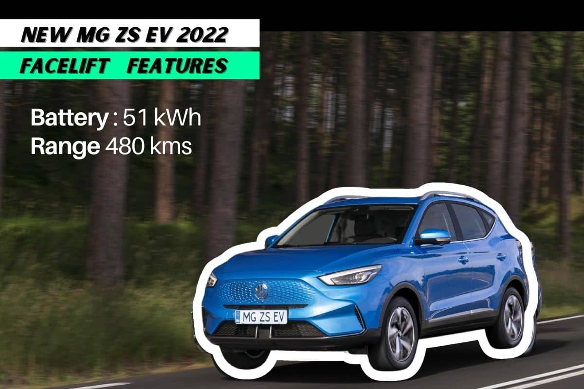 New Mg Zs Ev 2022 Facelift To Be Launched By February In India