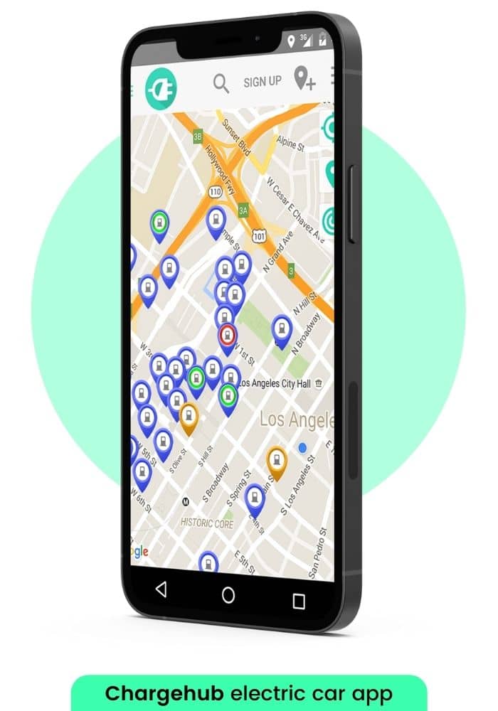 ChargeHub electric car app for EV owners