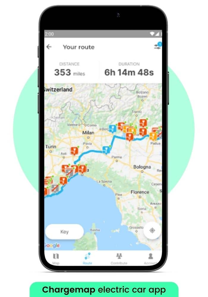 Chargemap ev charging app for EV owners