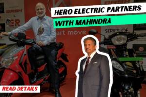 Hero electric forms a joint venture with Mahindra for electric vehicles development