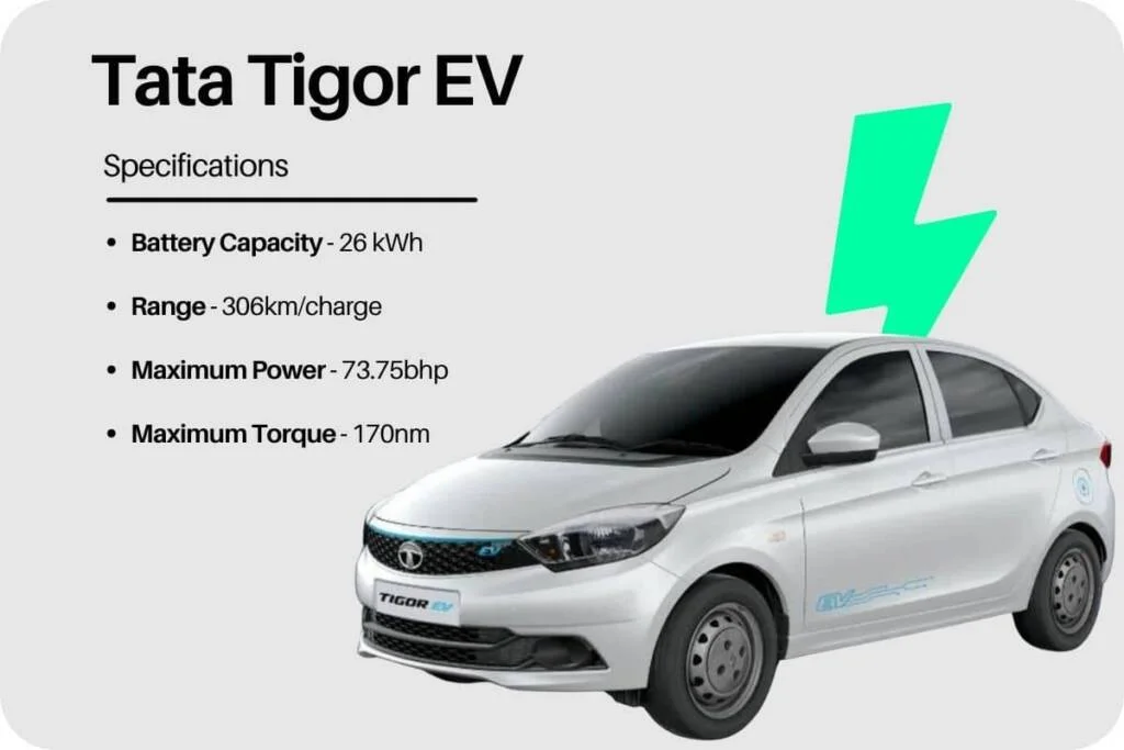 Image of tata tigor ev features and specifications