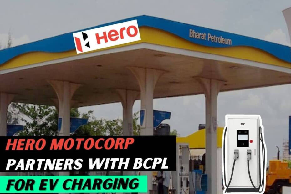 hero motocorp partners with bcpl for electric vehicle charging stations in petrol pumps