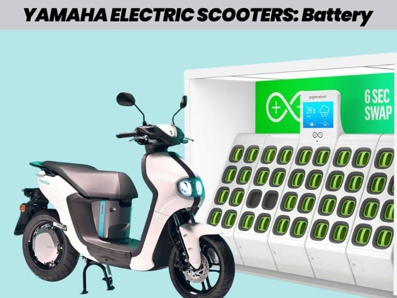 Yamaha NEO and E01 electric scooters battery and range 