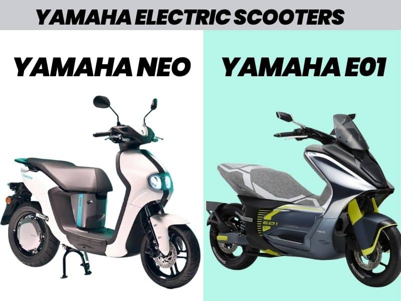 Yamaha neo and e01 electric scooters image