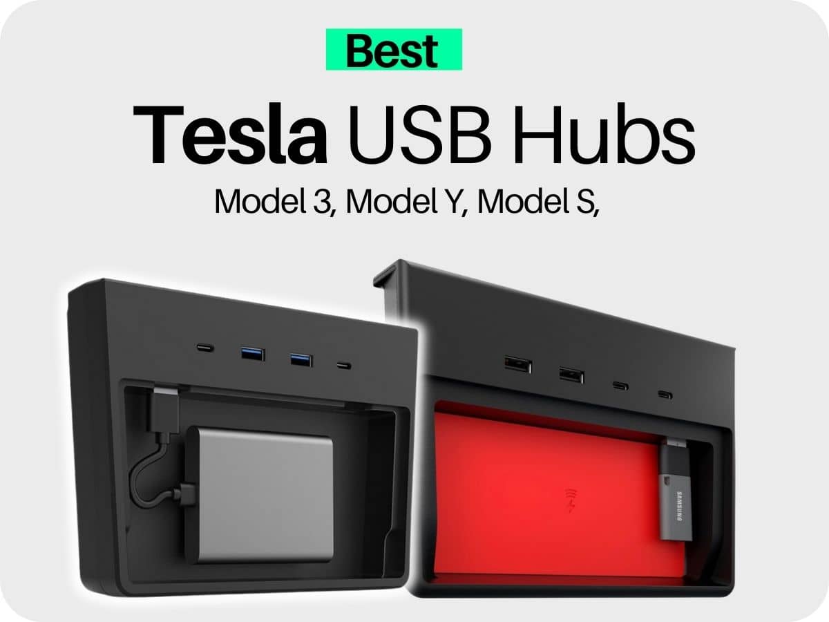 Model 3 Y Centre Console USB Hub - EV Accessories