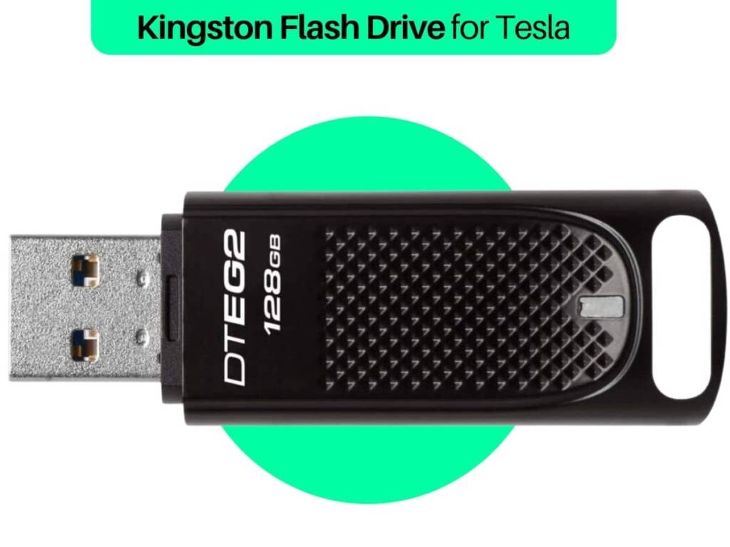 Image of Kingston USB flash drive for tesla model for tesla model 3, model X, and model Y