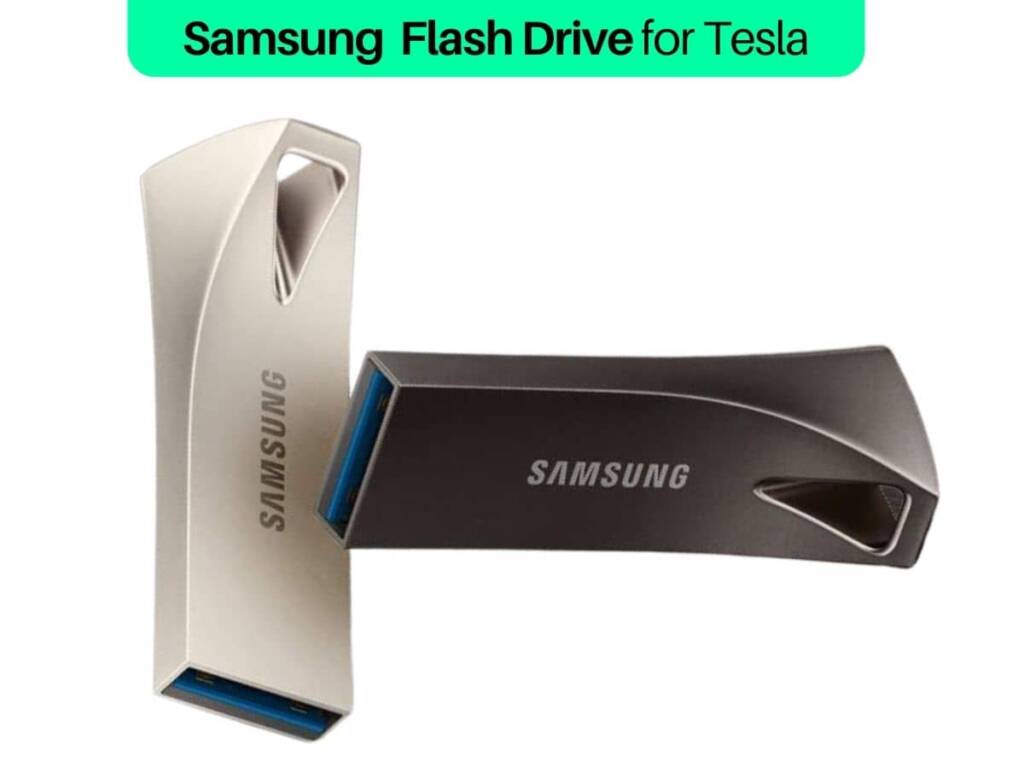 Image of Samsung USB flash drive for tesla model 3, model X, and model y