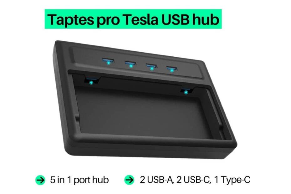 Best Tesla USB Hubs for Tesla Model 3, Model Y, and More Features