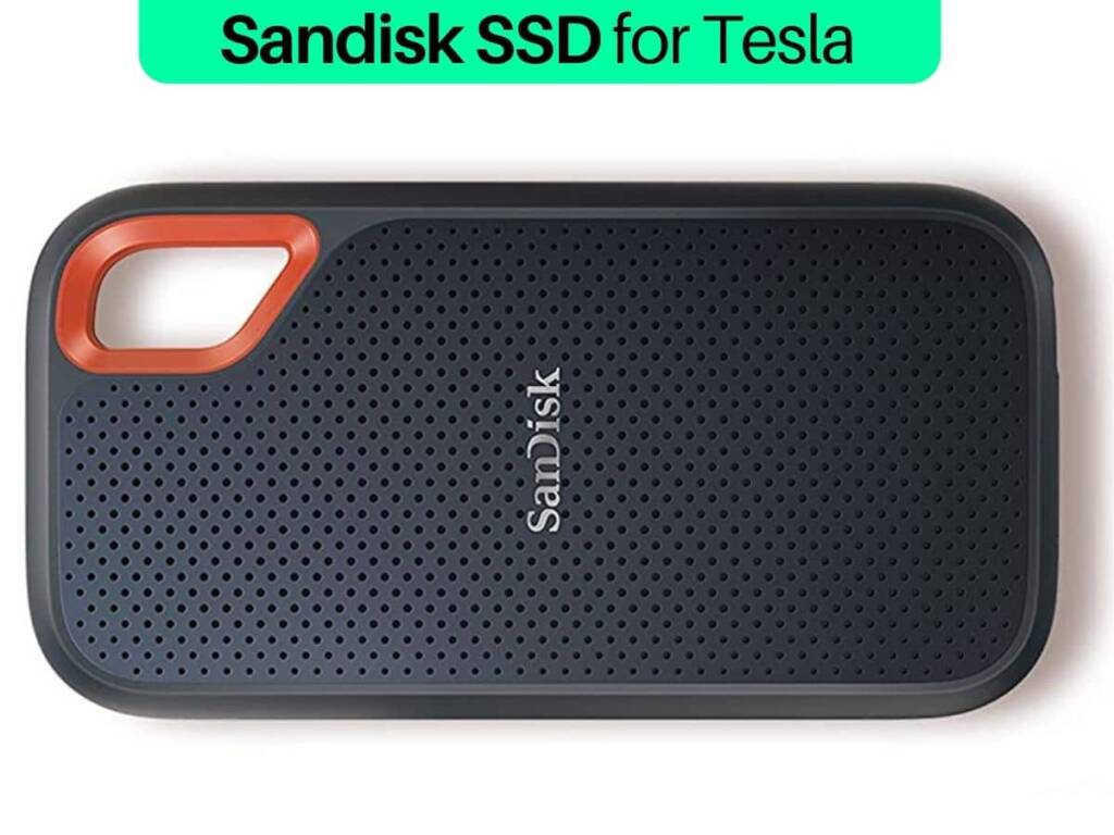 SanDisk SSD for Tesla Sentry mode and Dashcam for tesla model 3 and model y