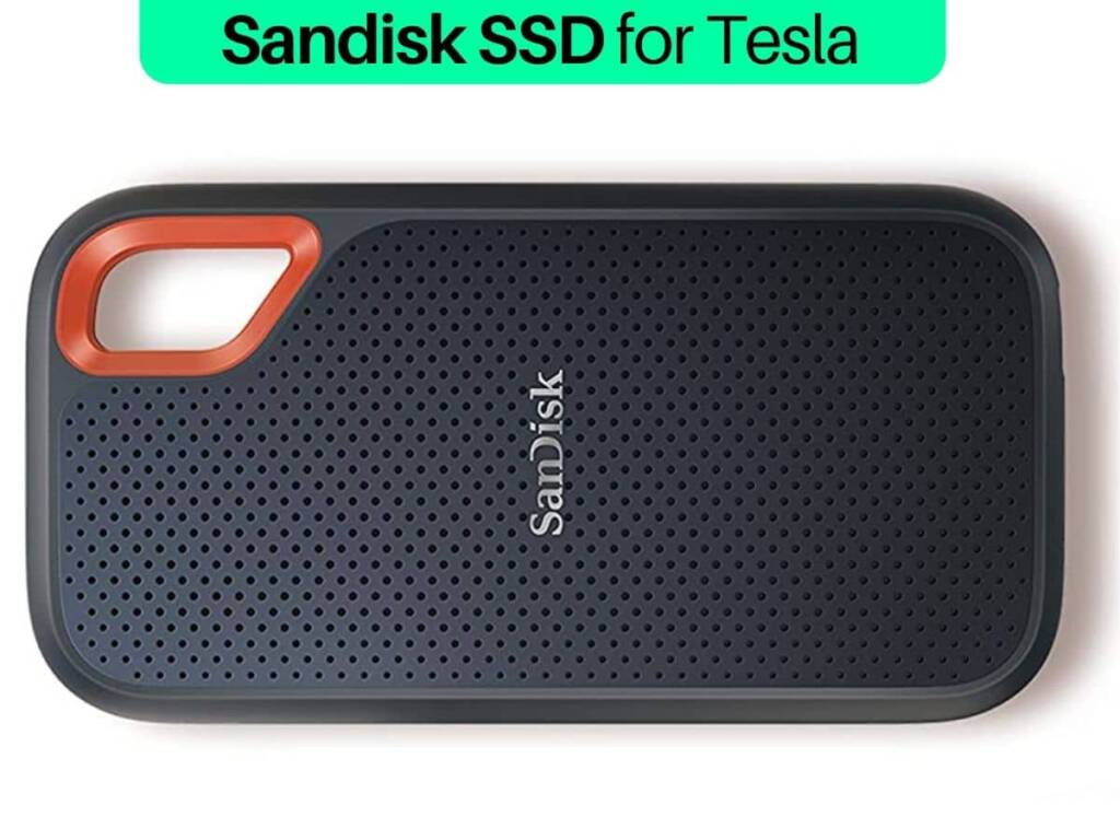 Image of SanDisk SSD for Tesla model 3, model X, and model y