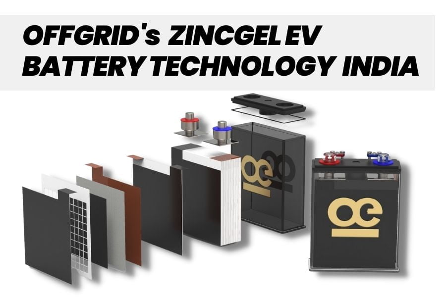 Zincgel EV battery technology in India