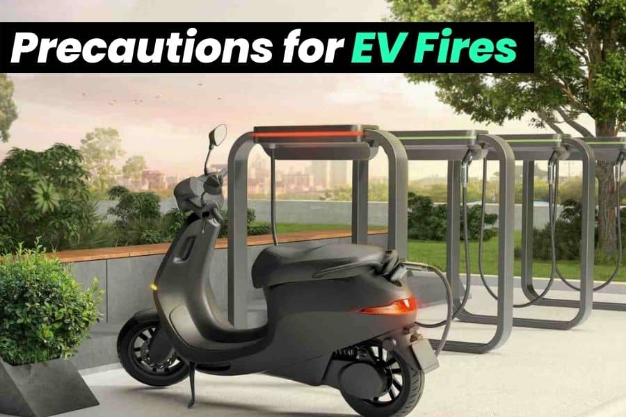 Precautions for electric scooter fires in India