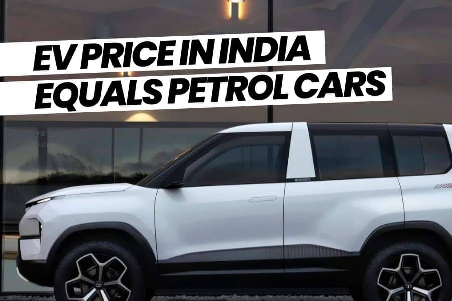 Price of electric vehicles in India equal to petrol cars