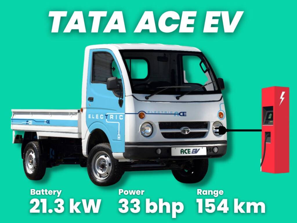 Tata Ace EV electric commercial vehicle features and spefications