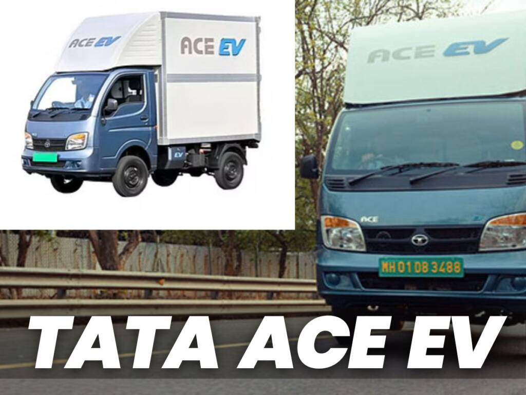 Tata Ace EV electric commercial vehicle in India