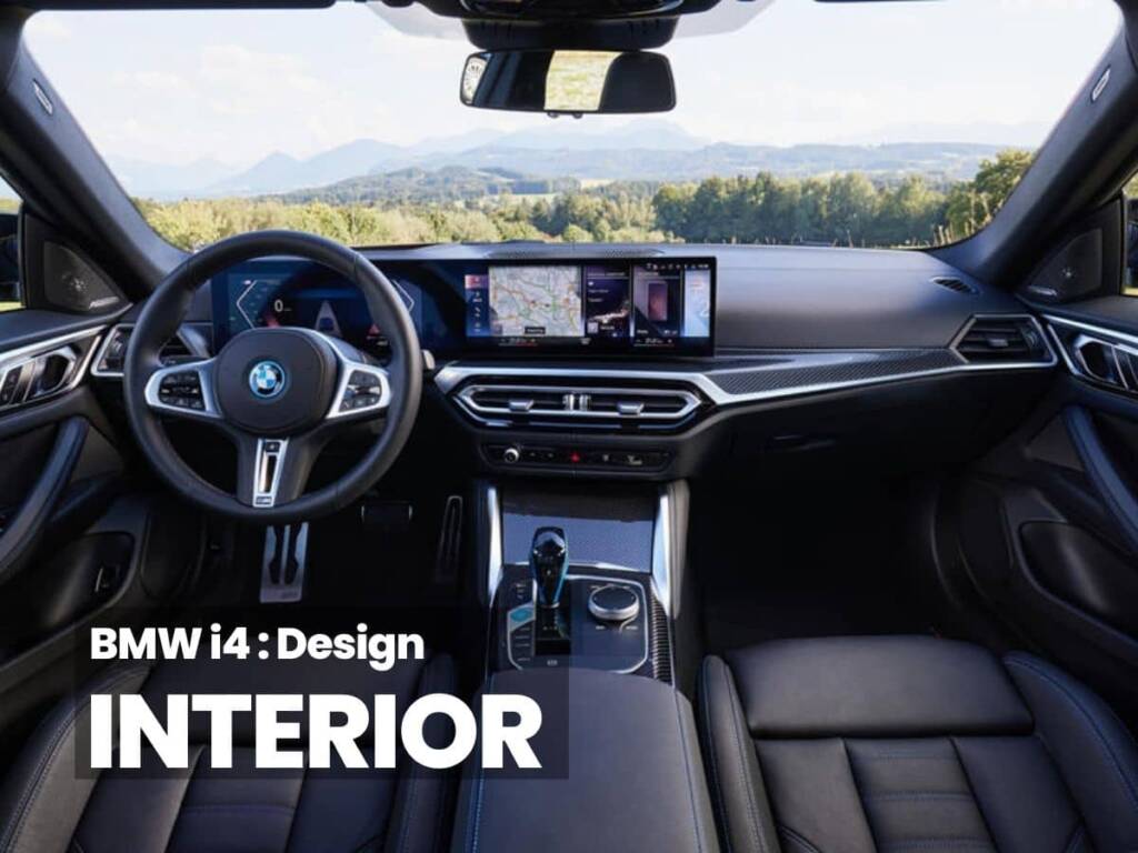 bmw i4 electric car interior design