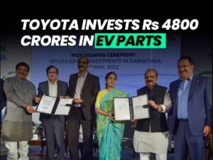 Toyota signed MoU with Karnataka Government for manufacturing EV parts in India