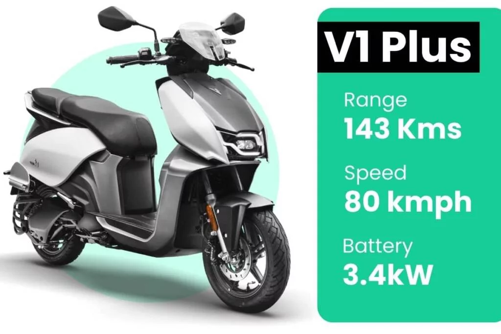 A Hero Vida V1 Plus electric scooter features