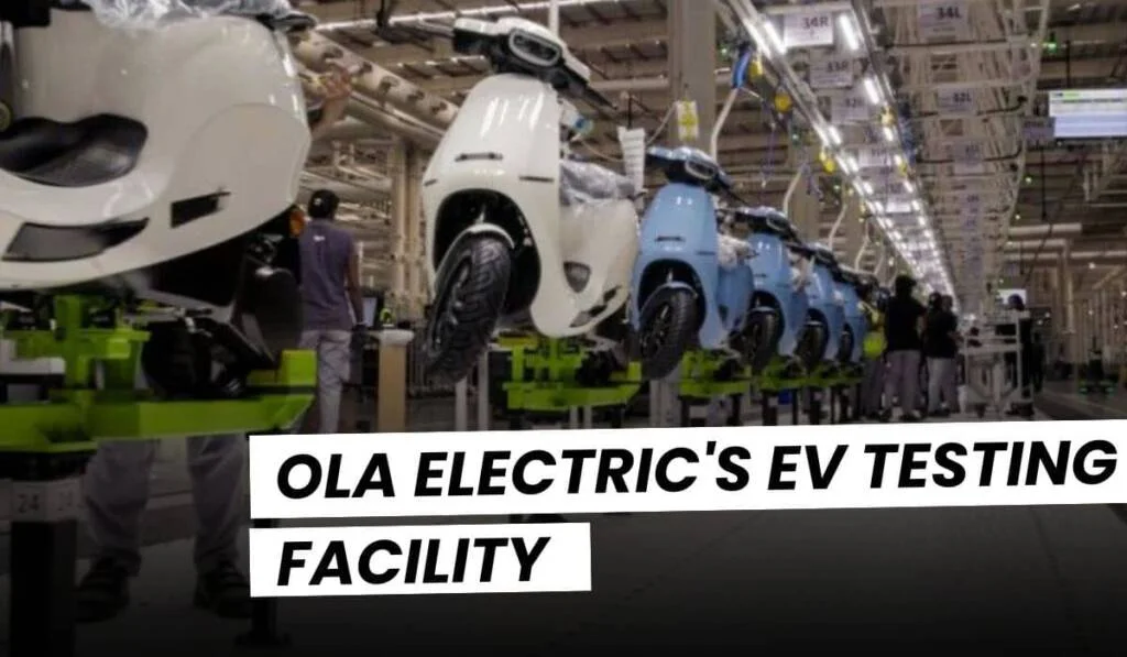 Ola Electric's electric vehicle testing center