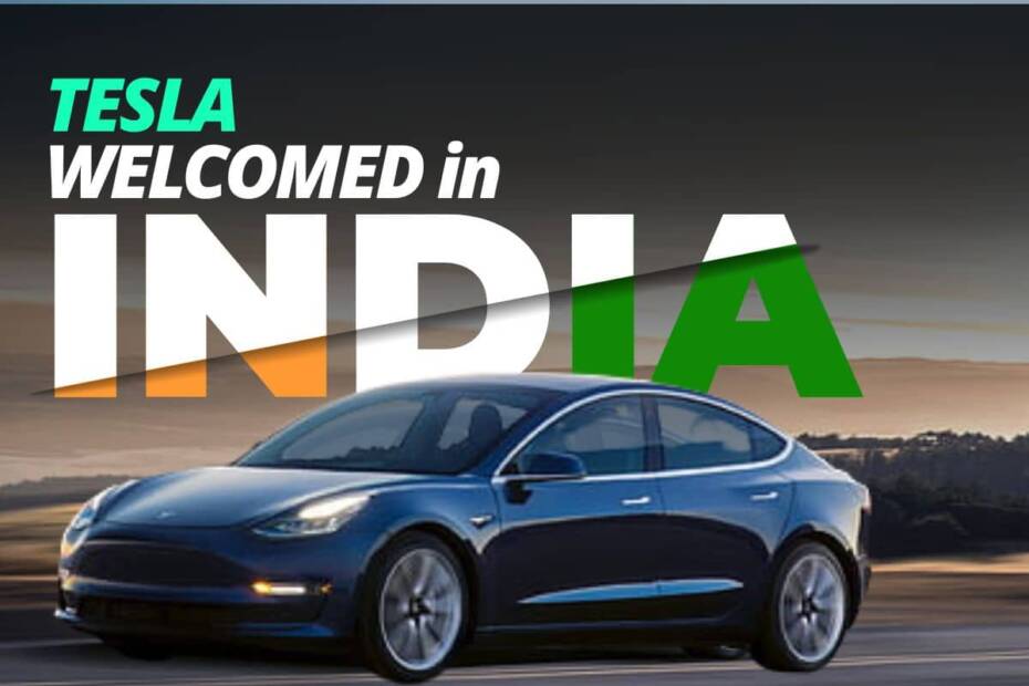 a tesla electric car in India