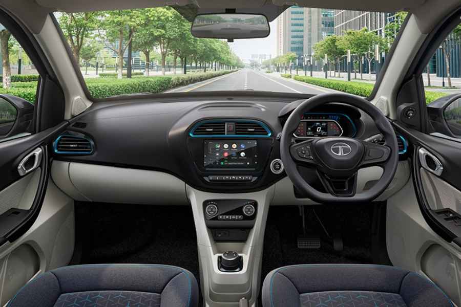image of tata tiago ev interior