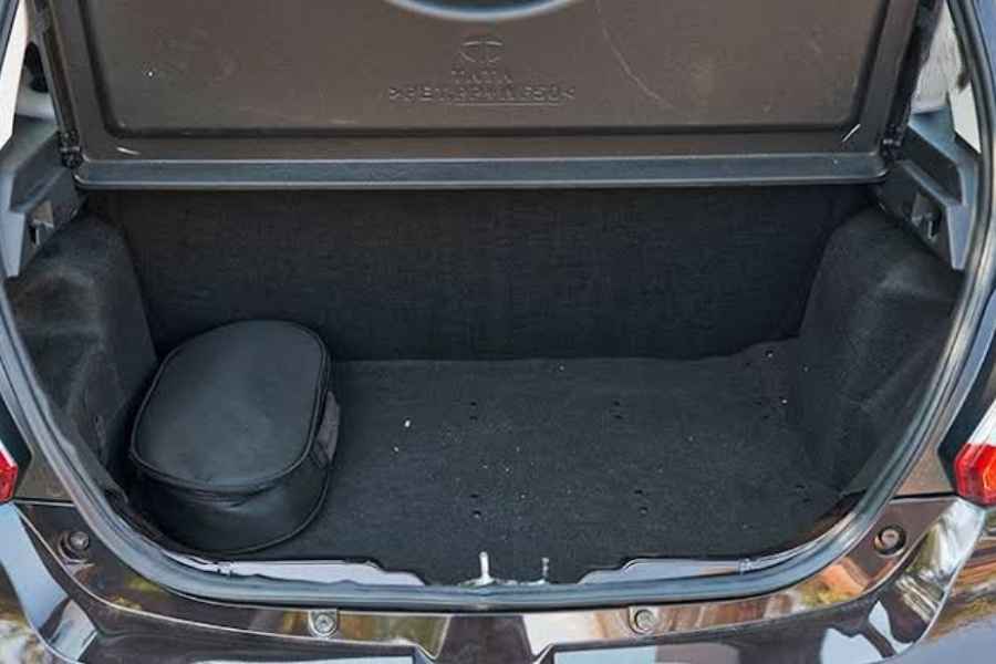 Image of Tata Tiago EV boot space
