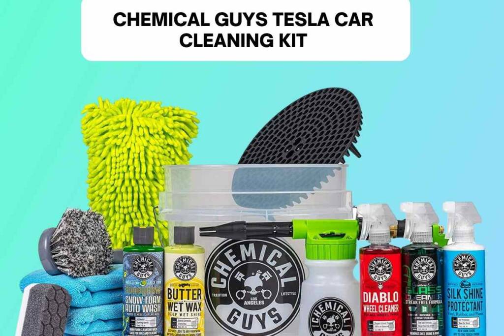 Image of chemical guys tesla car cleaning products