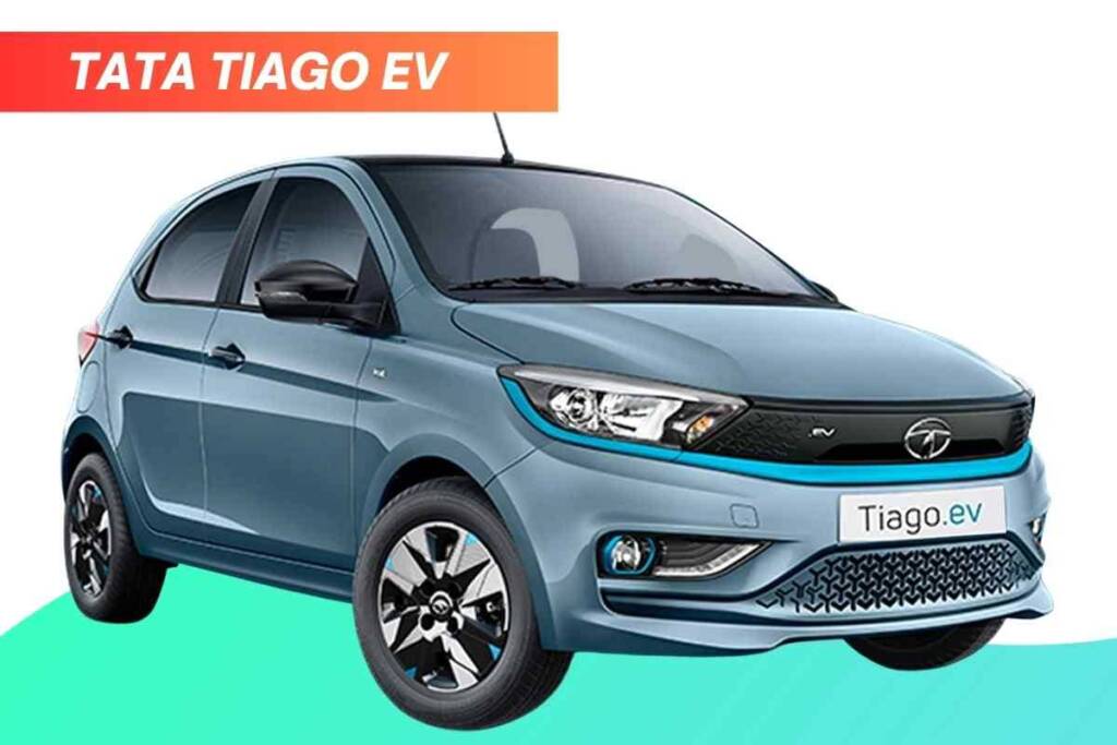 Image of grey Tiago EV electric car