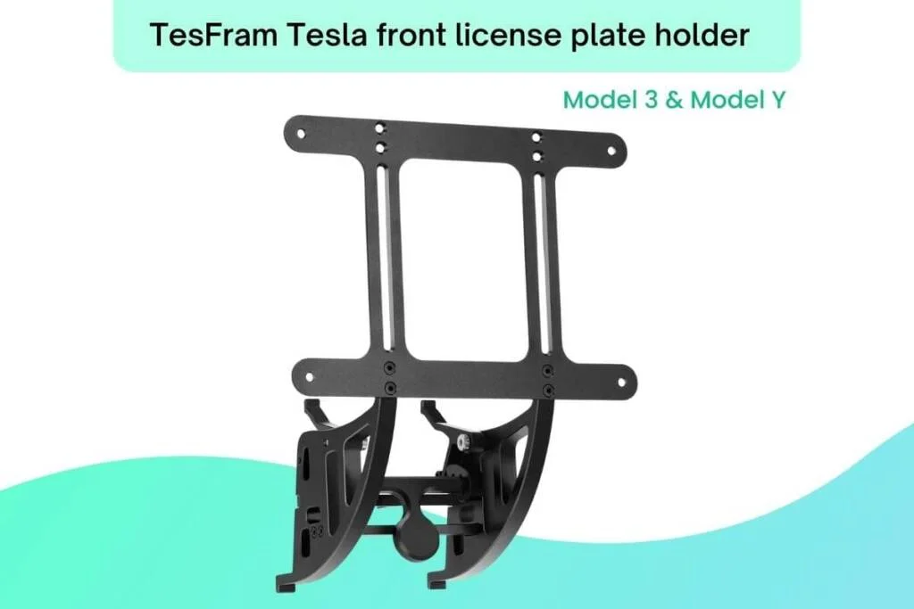 Tesla Front License Plate Frames and Holders for Model 3 & Y
