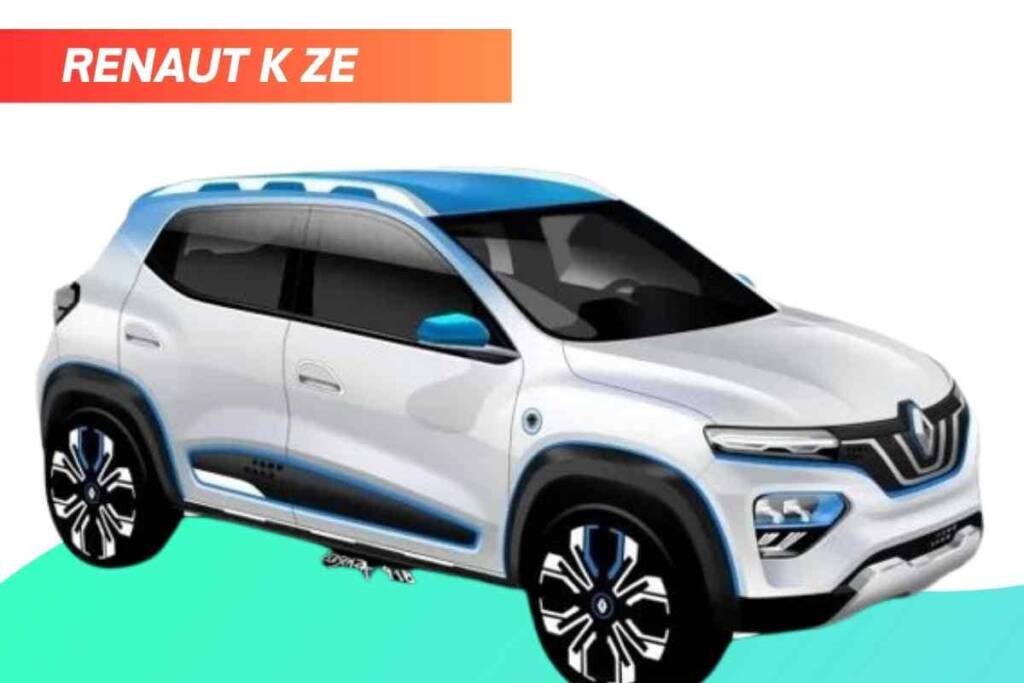 Image of white Renault K ZE electric car