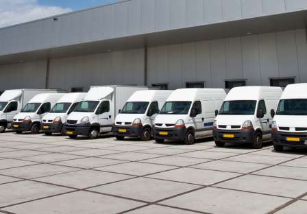 Image of a EV Charging Station in a fleet of electric car company