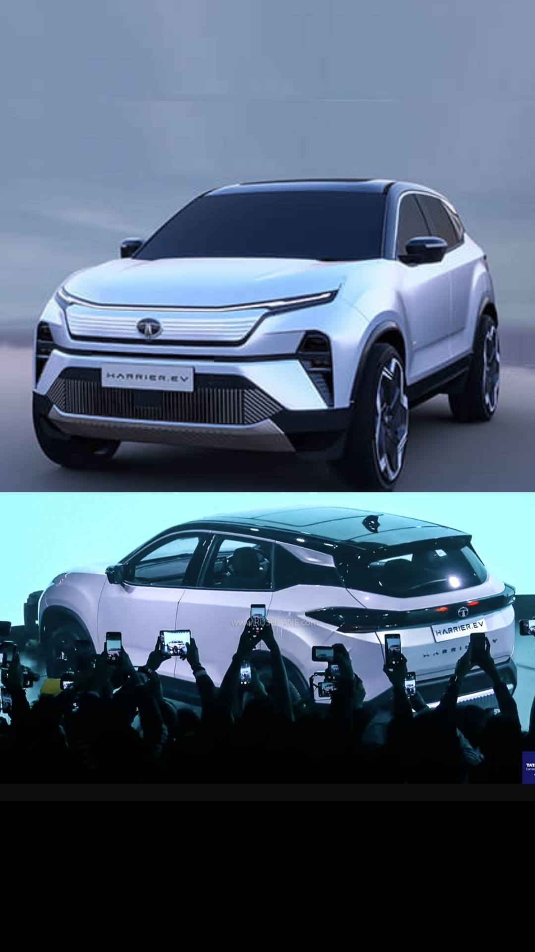 harrier ev range