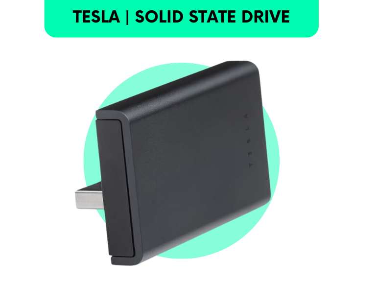 image of Tesla's official SSD for external storage