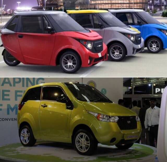 Image of three cheapest electric cars in India