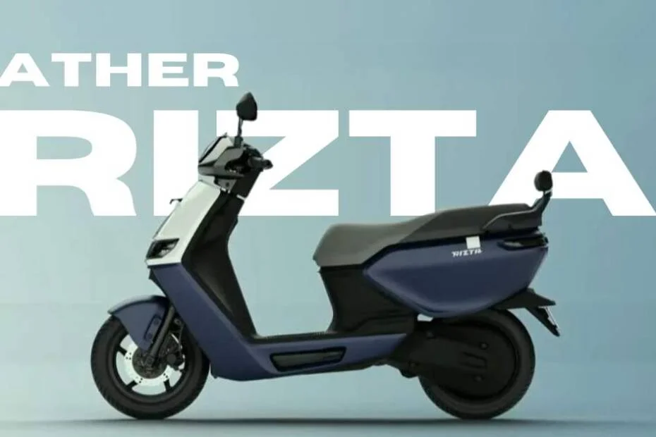 image of Ather Rizta Electric Scooters on Indian roads