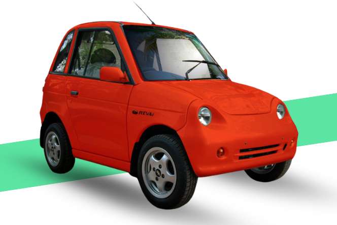 Image of Mahindra Reva i in Red color