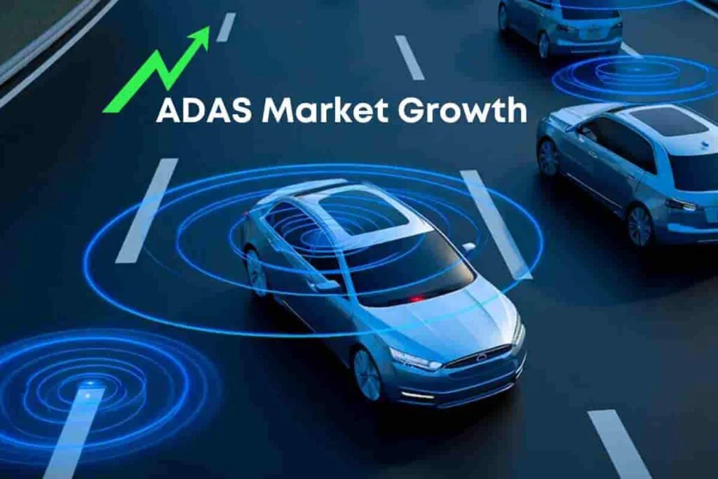 Image of a car in India showing its ADAS features