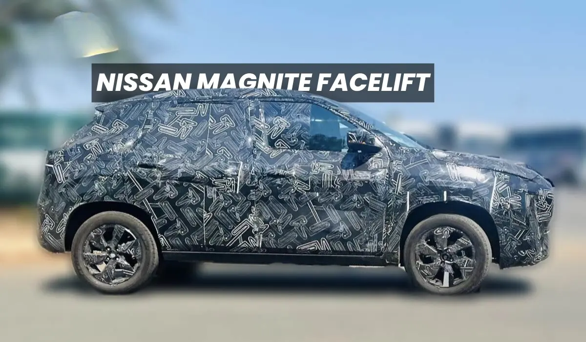 New Shots Reveal New Features of Nissan Magnite Facelift 2024