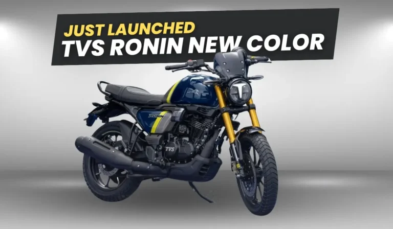 TVS Ronin Midnight Blue Color Theme