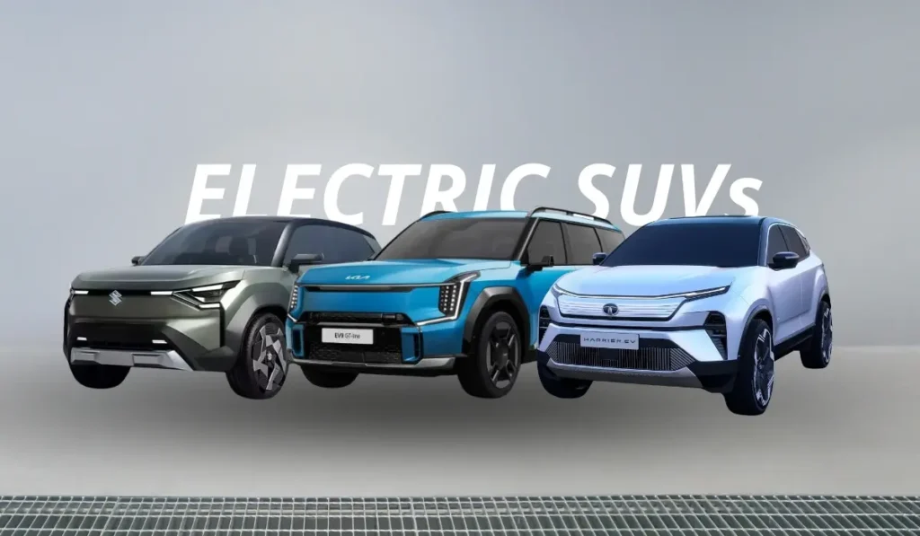 Upcoming electric SUV cars in India
