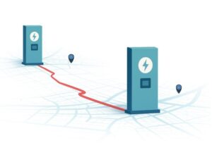 map of ev charging network in India showing both AC and DC chargers